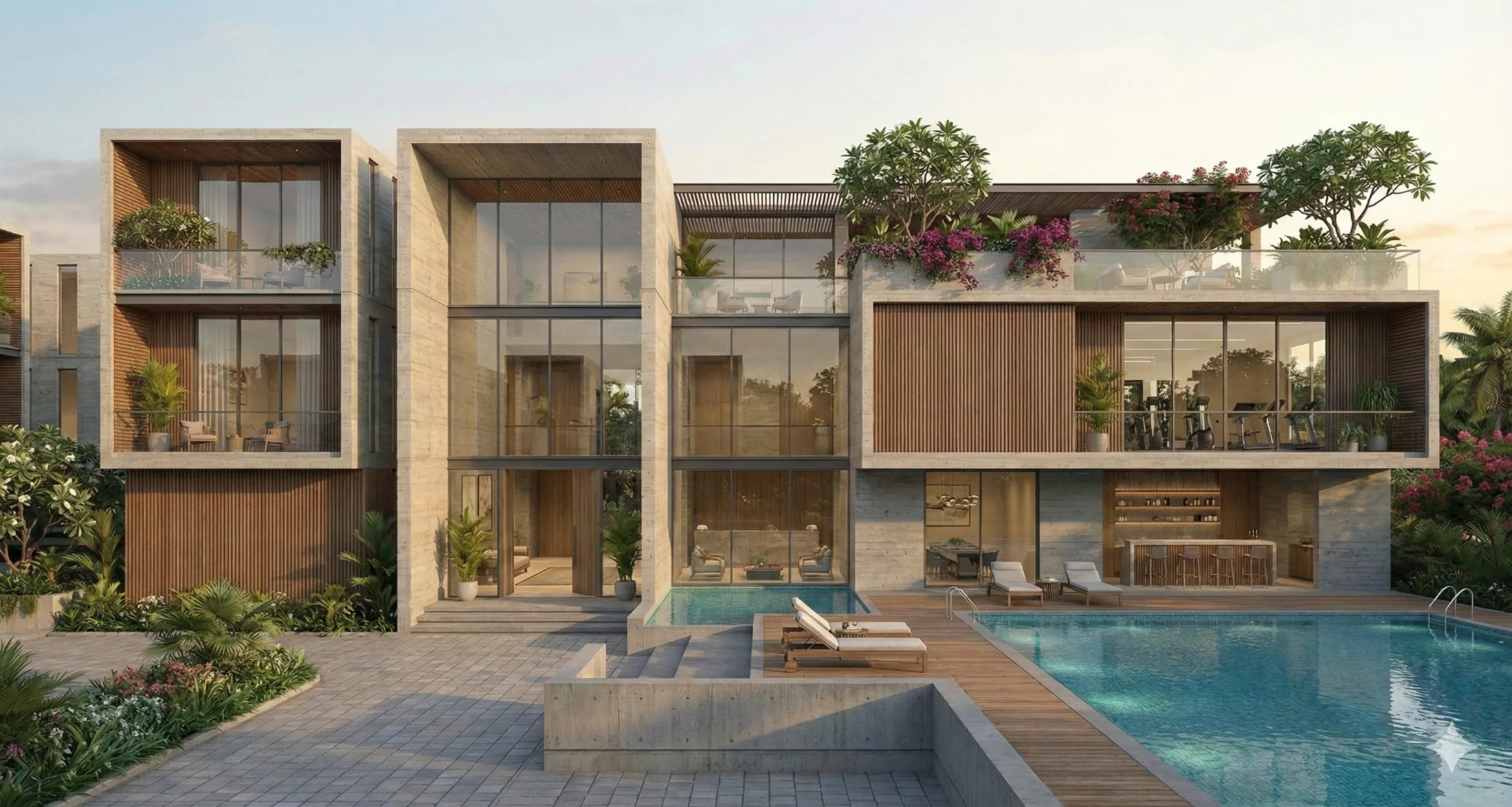 A villa community designed by anushree design studio