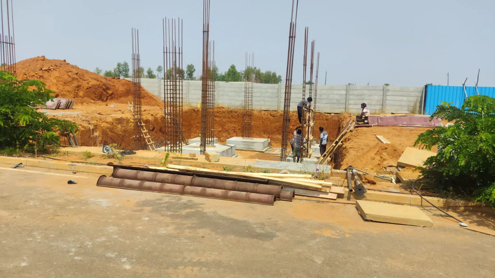 Luxury Villa — construction progress